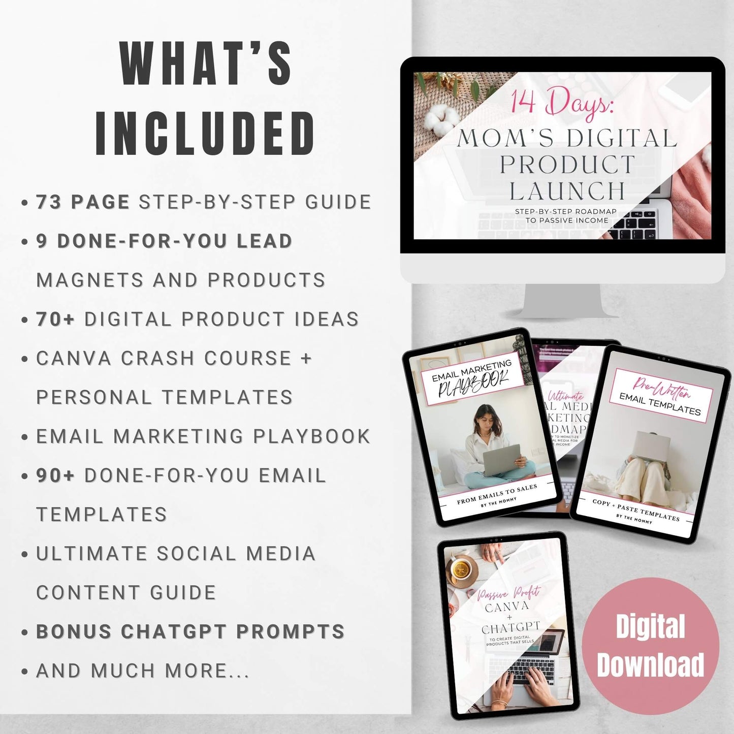 14 Days: Mom's Digital Product Launch