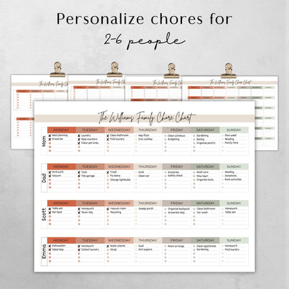 Family Chore Chart