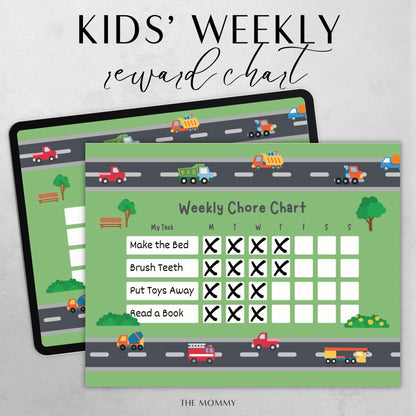 Kids' Weekly Reward Chart